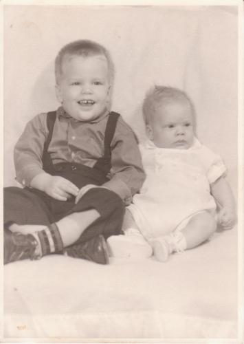 Ernest and Matthew Marquardt (ca 1959)